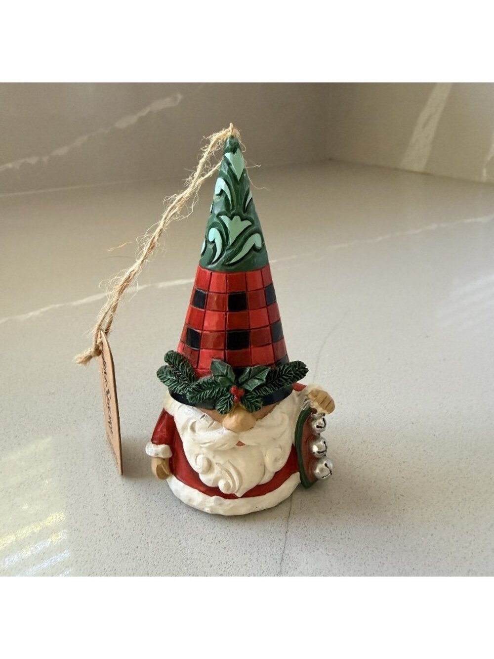 Jim Shore Heartwood Creek "Highland Glen" Ornament Festive Gnome Christmas NEW